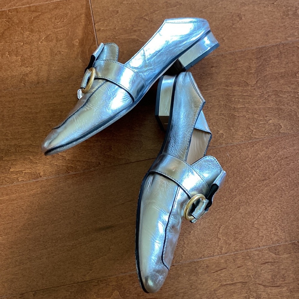 100% Auth Chloe leather loafers
